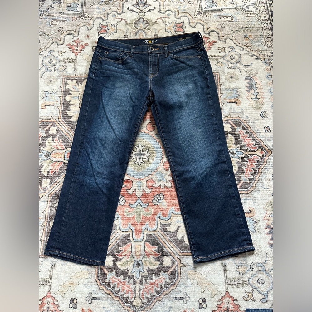 Lucky Brand Sweet N’ Straight Crop Jeans - Size 14/32, fits more like a 12/31
